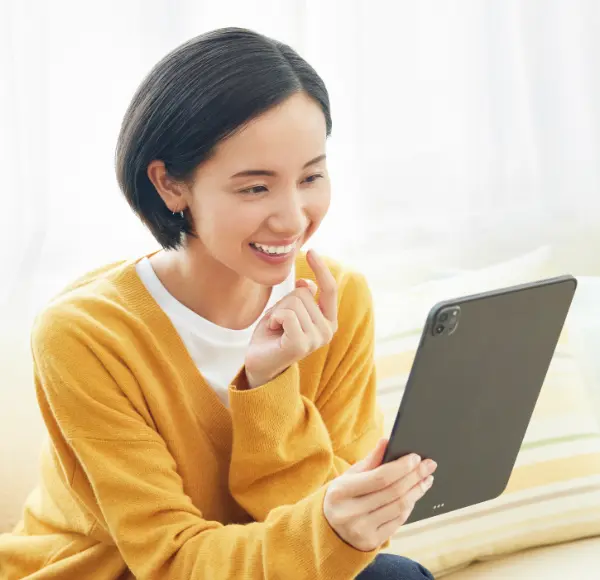 スマホアプリで自宅で矯正診断