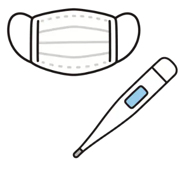 マスク　体温計